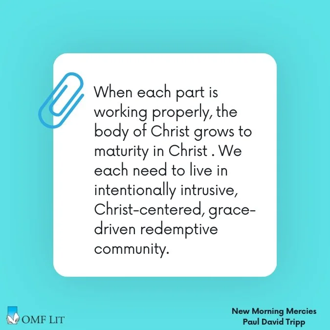 Living Intentionally in Christ-Centered Communities