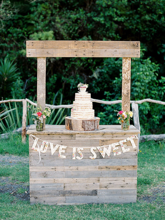 Rustic Ceremony Stand