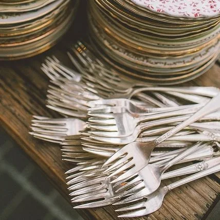 Vintage Silver Cake Forks