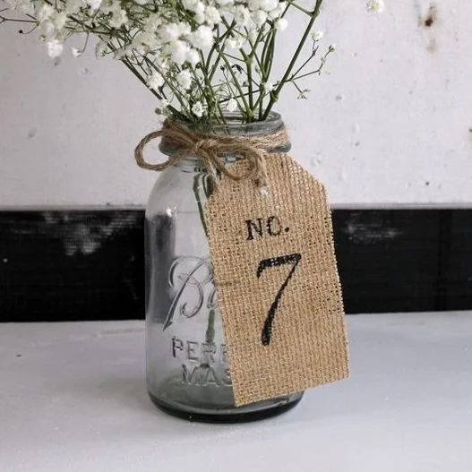 Hessian Tag Table Numbers