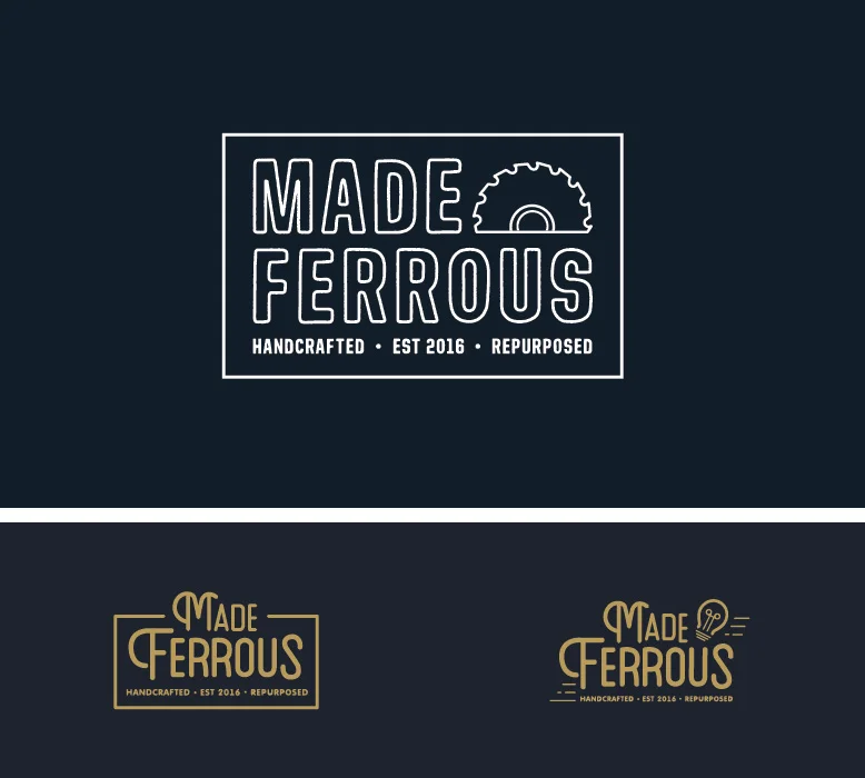 Repurposed Industrial Furnishings Business Logo Design