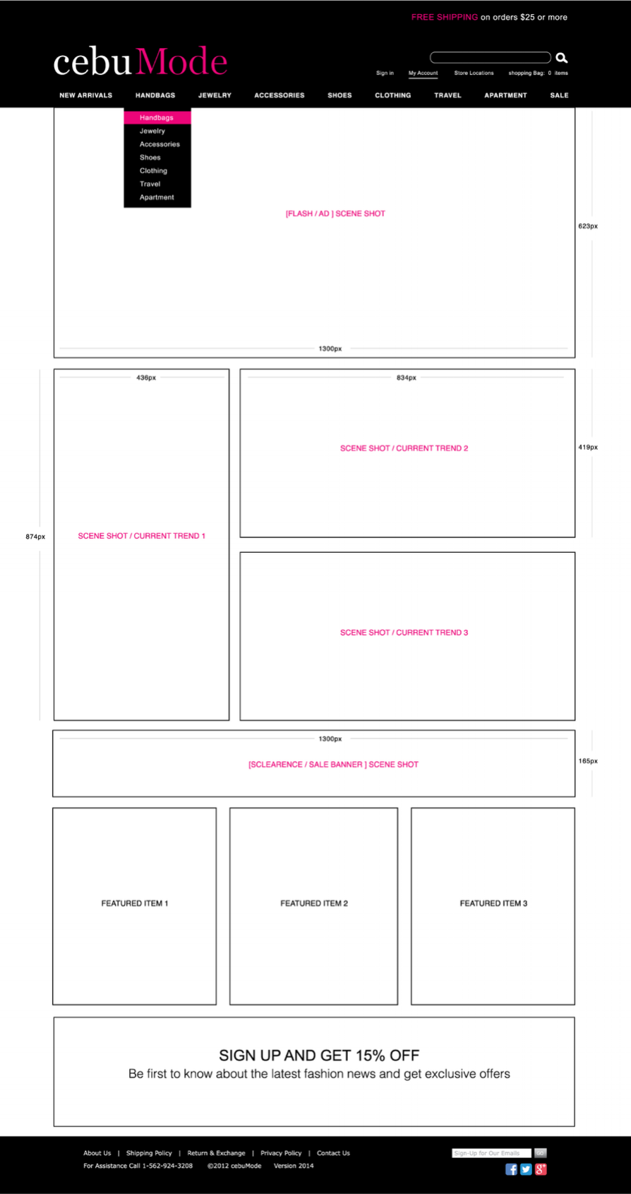 cebuMode.com Wire Frame
