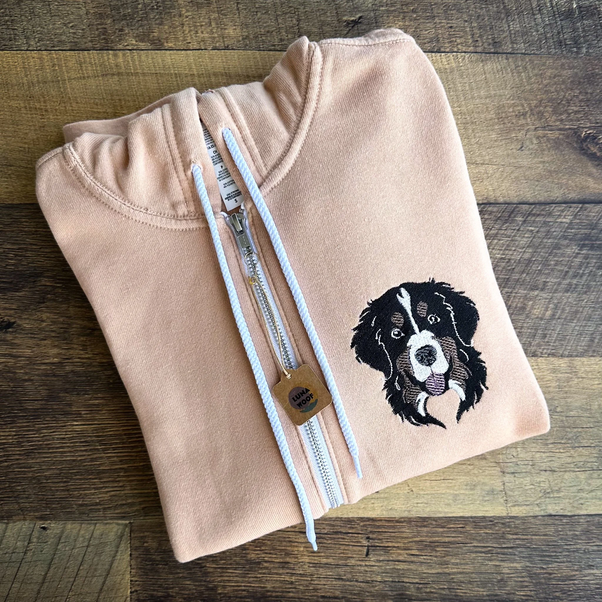 Bernese Mountain Dog Fleece Hoodie