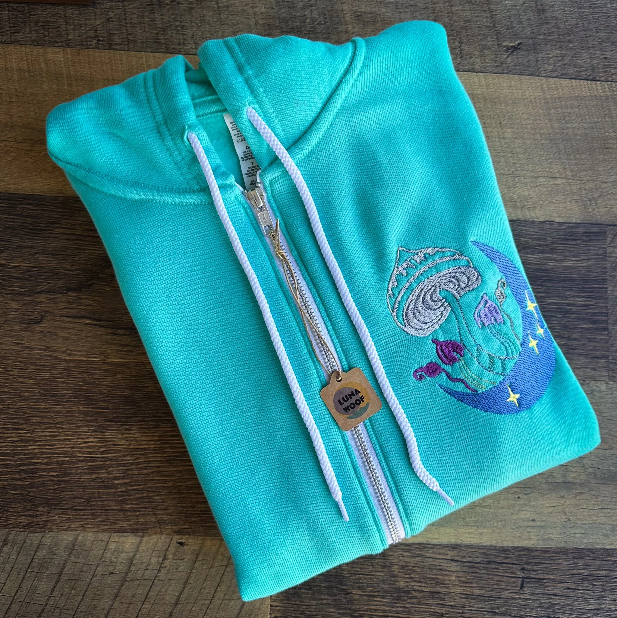 Mushroom Moon Fleece Hoodie