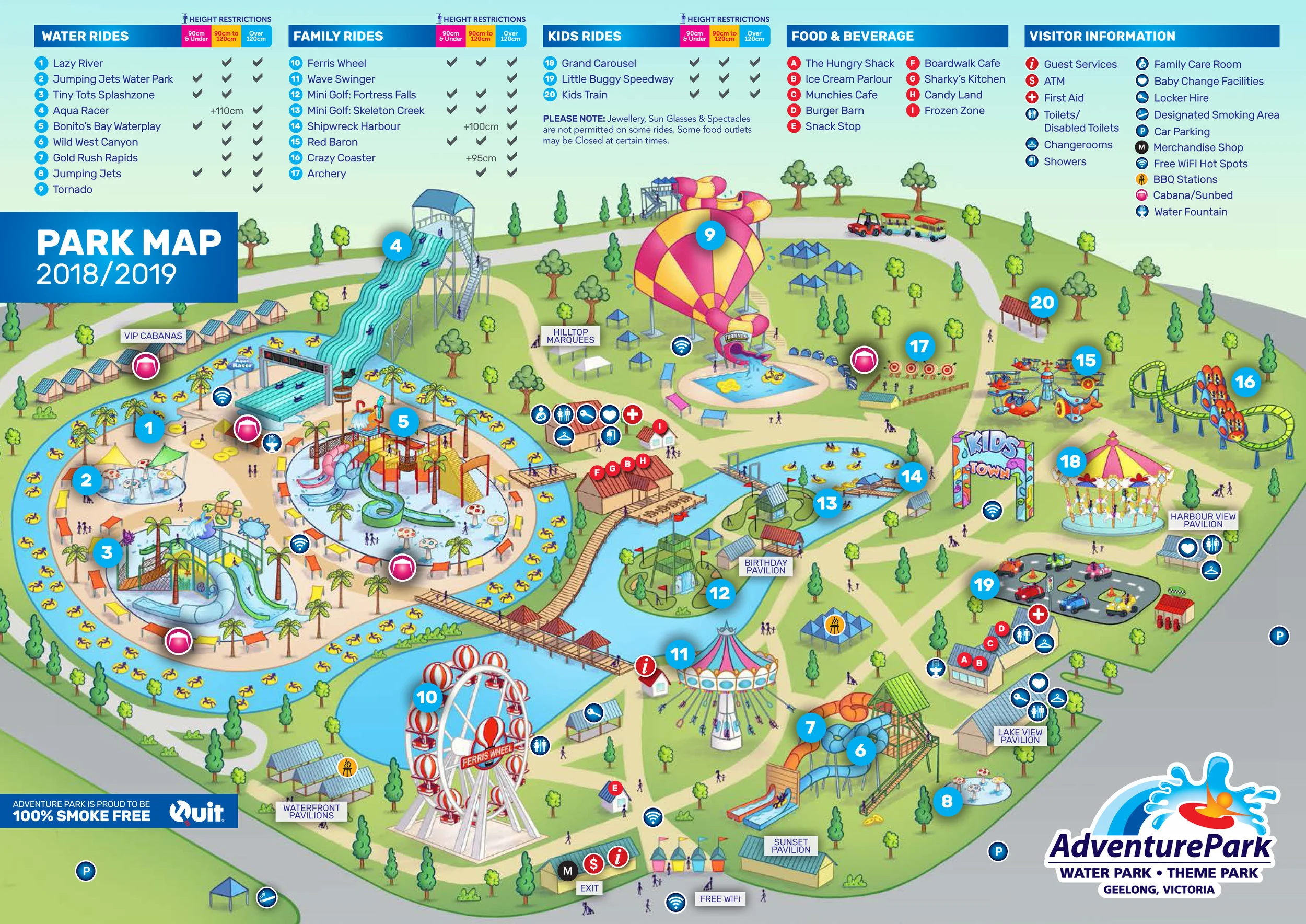 Adventure Park Map