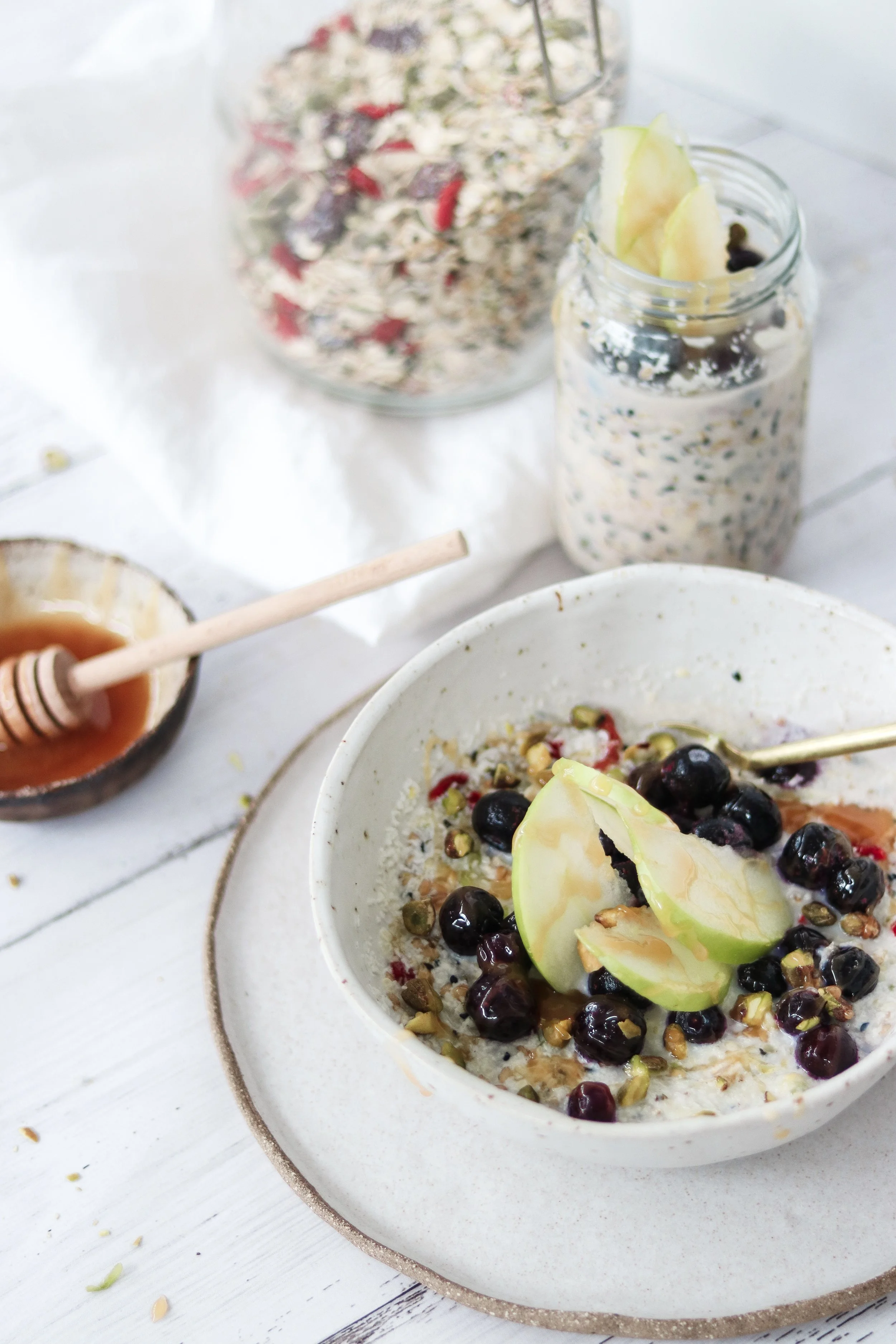 Sour Cherry &amp; Goji Bircher Museli 
