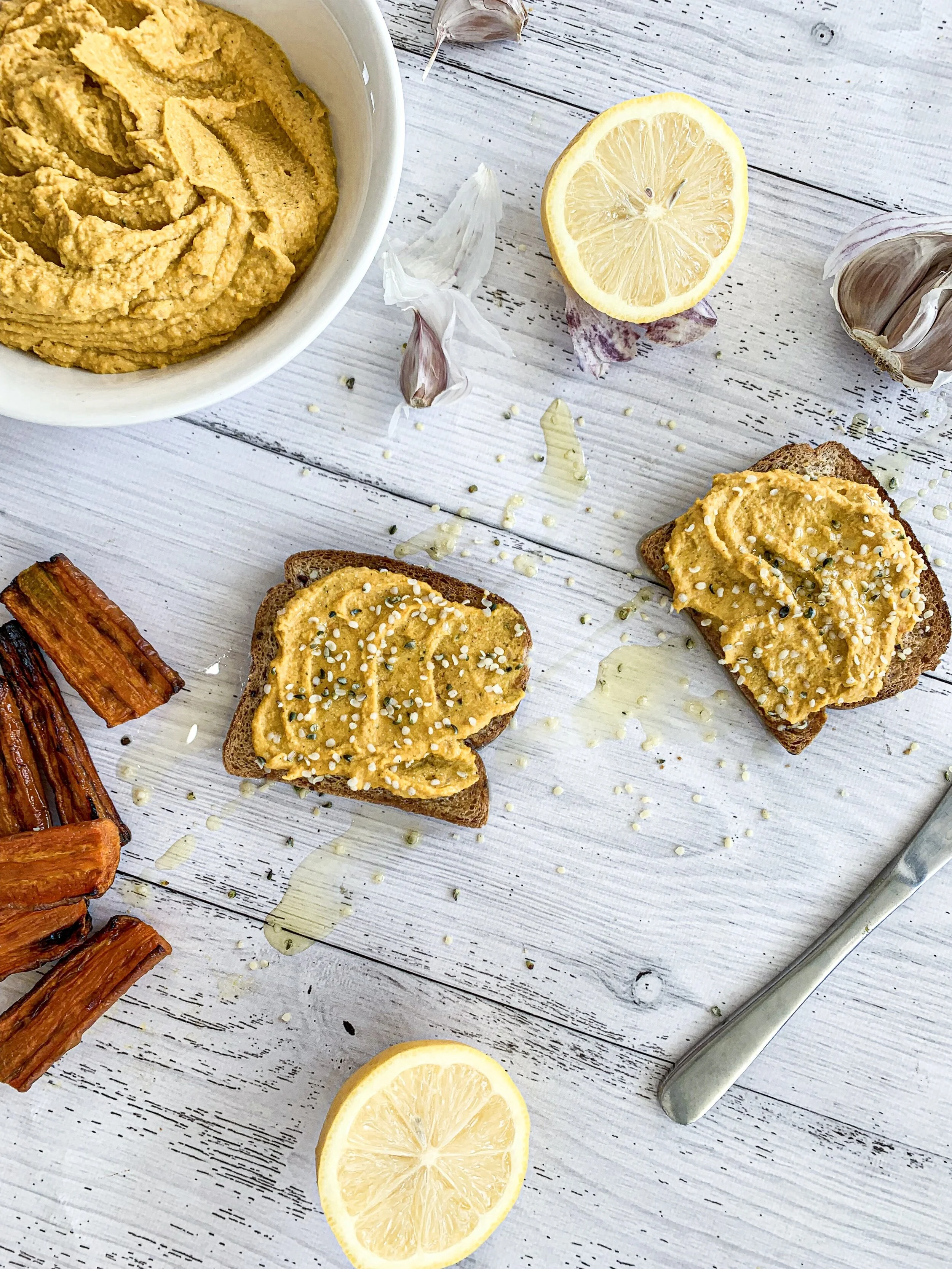 Roasted Carrot Hummus 