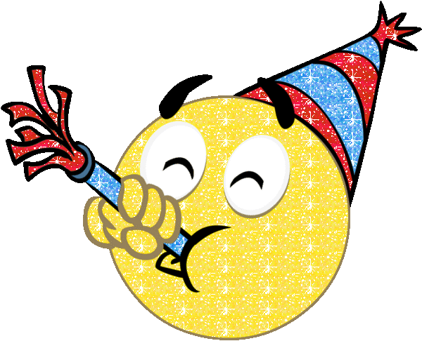 happy face partying - giveaway winner