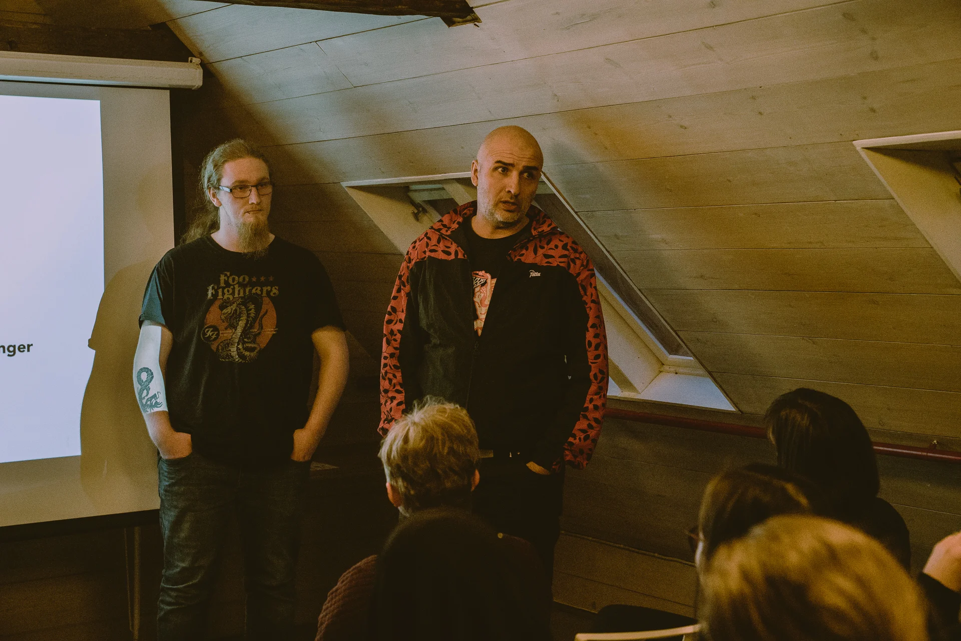 Anders Tvedt og Baste Bruarøy, Foto: Margrethe Vikan Sæbø