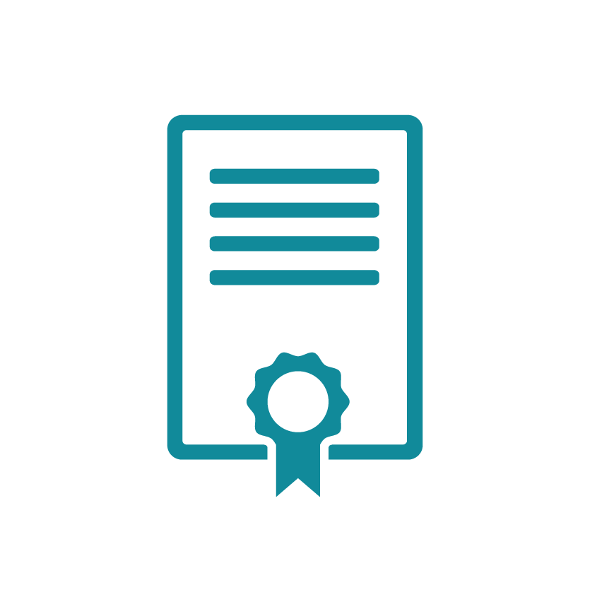 Allow your client to gain a certificate in data protection