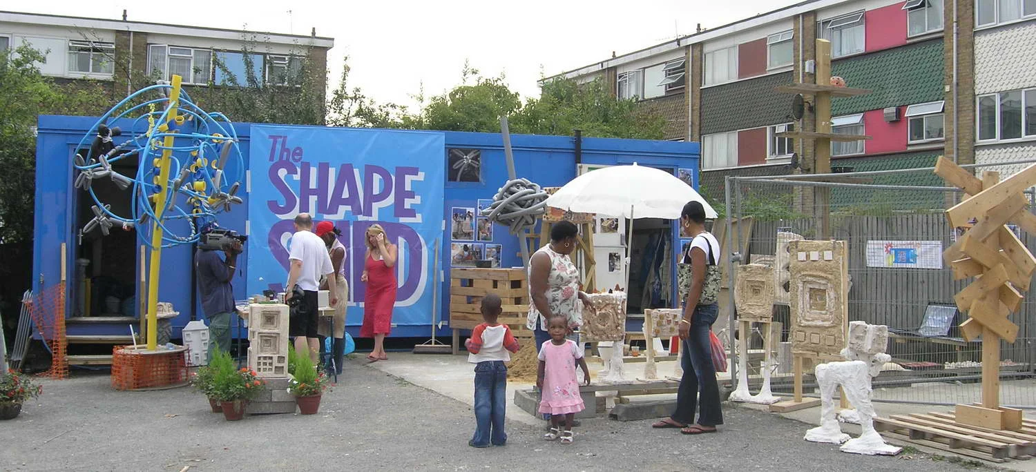 At the end of the two weeks we held an exhibition.