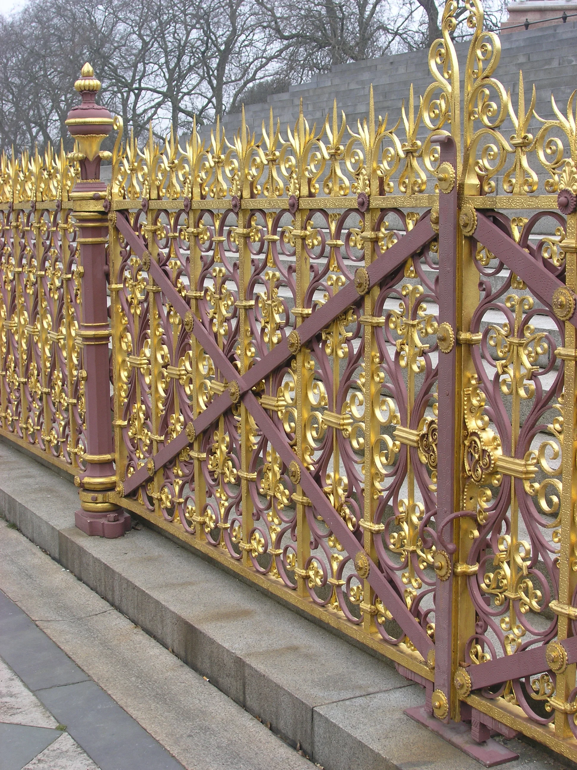  The barriers around the different memorials became a focus for discussion.  