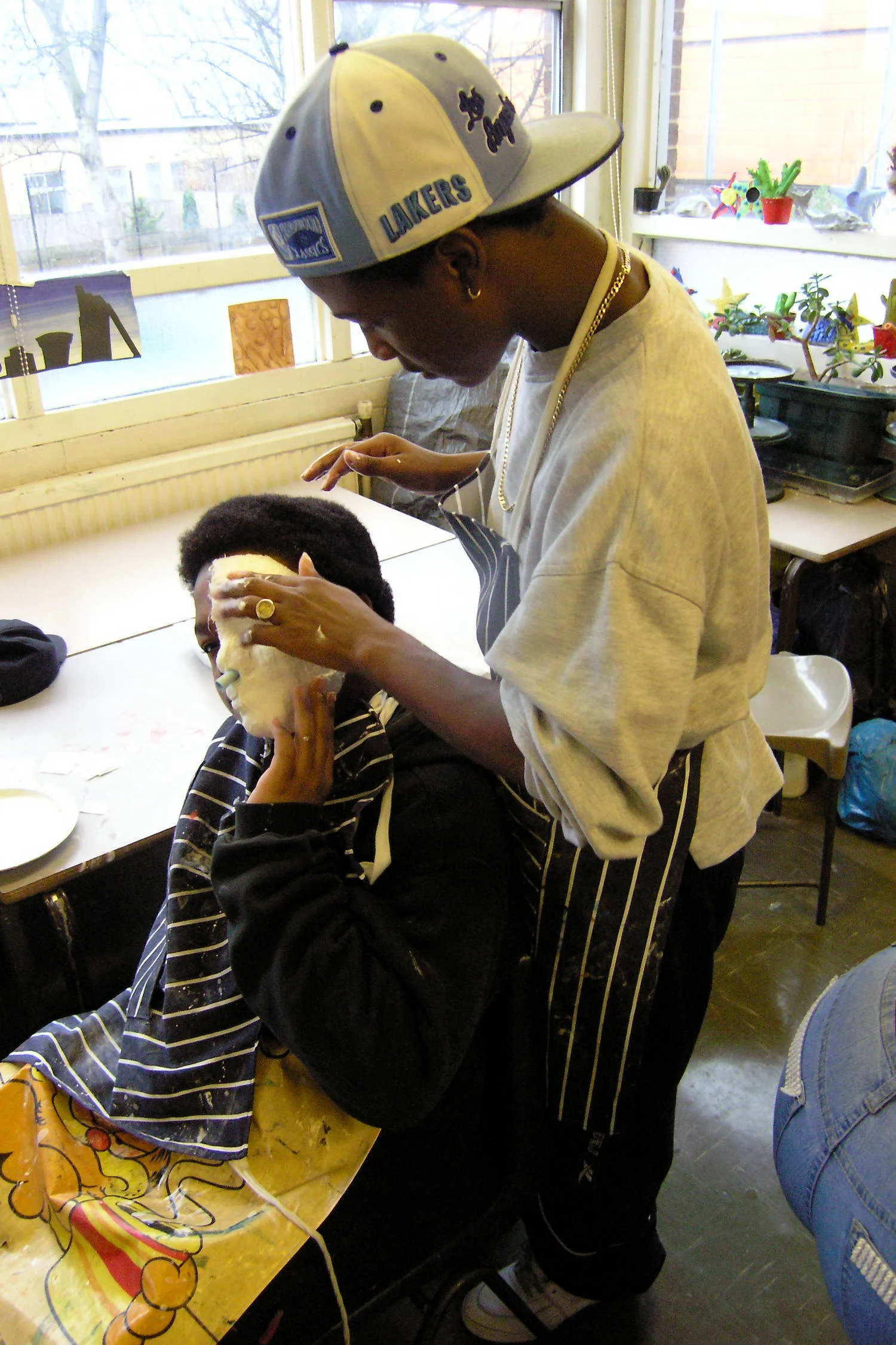  Face casting requires trust. To which the pupils responded. 