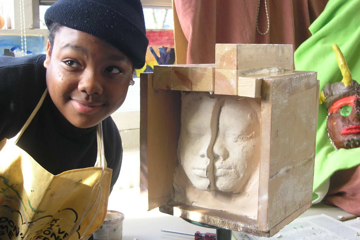  Pupils developed their own sculptures. 