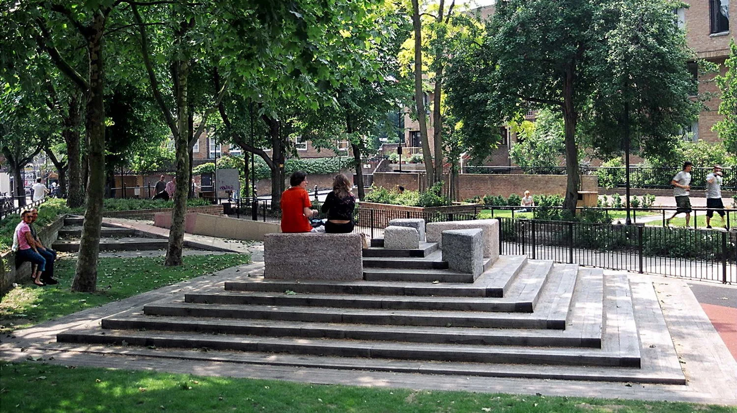 Commissioned as a space that adults and children could enjoy.
