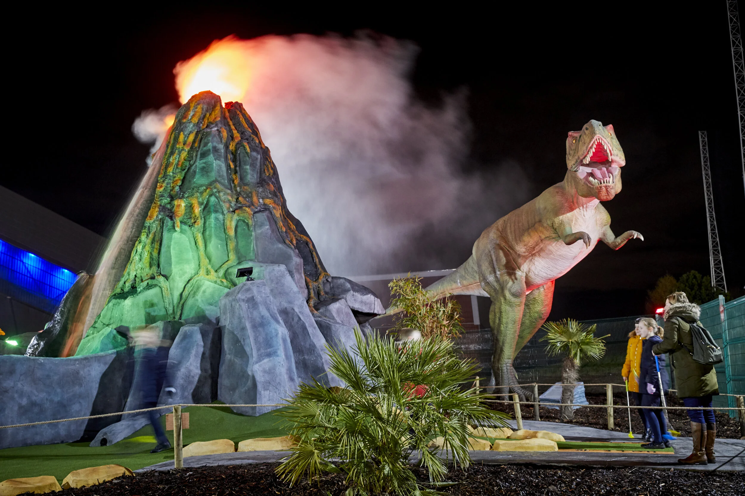 Dino Falls Adventure Golf's new Volcano course opens 