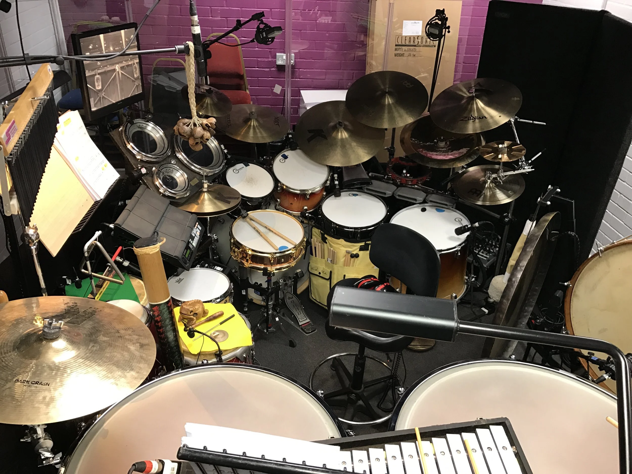 Matt's set up for Wind In The Willows