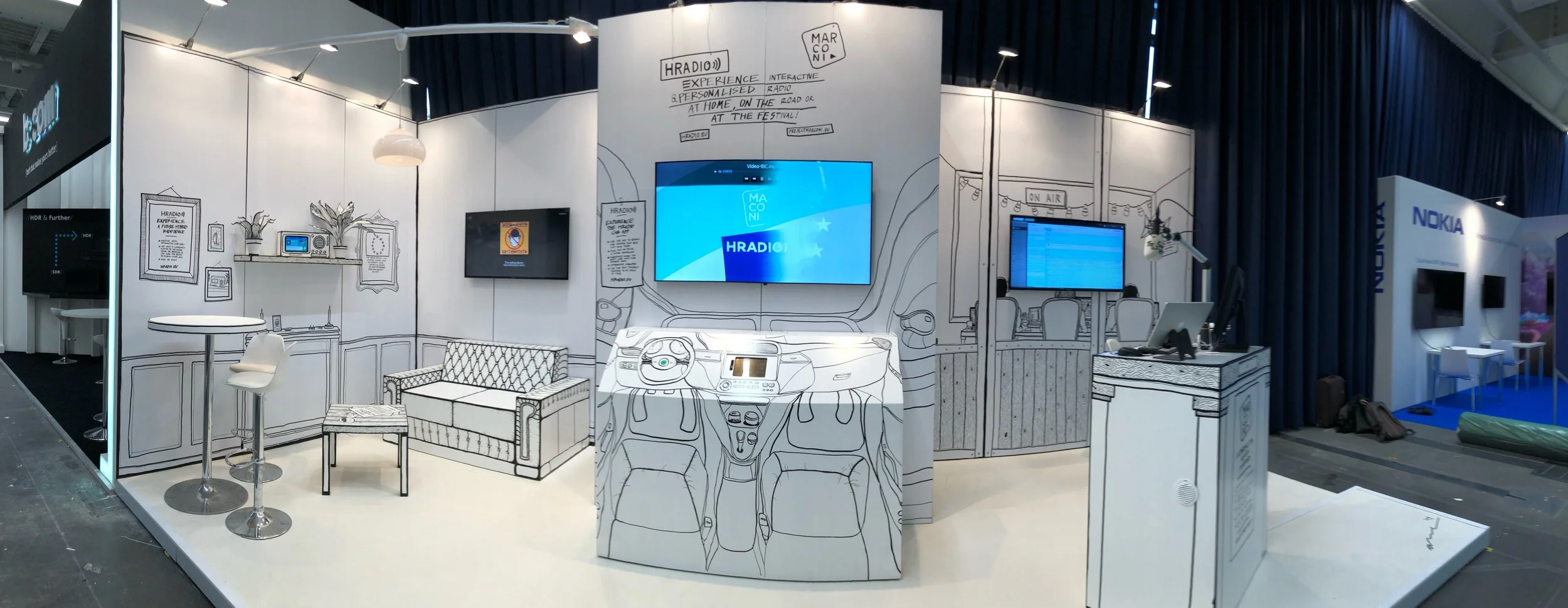 Interactive and personalised radio experiences with HRADIO and MARCONI at IBC
