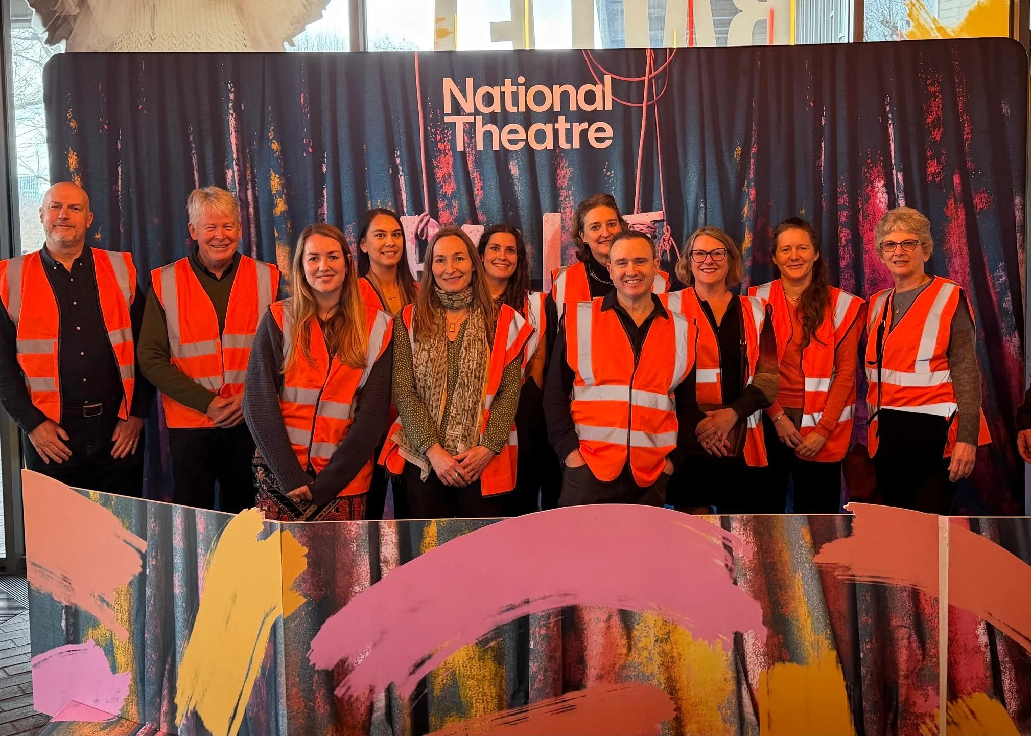 For this year's cultural Christmas team outing we went behind the scenes at the National Theatre to discover the tools, teamwork and creativity it takes to put on a show at this iconic venue. Thank you to our fantastic guide, James, for sharing some 