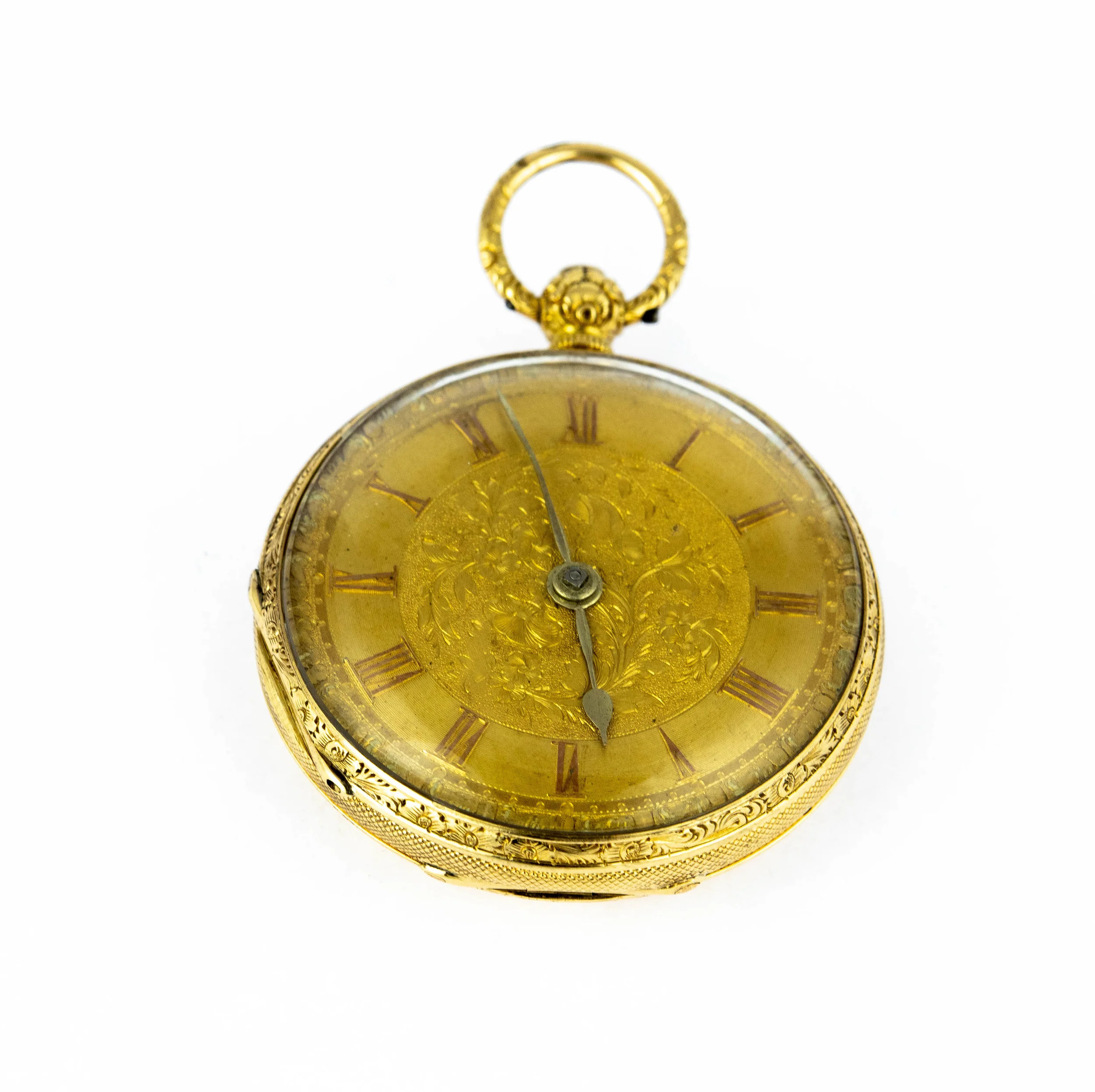 Rex-Johnson-Antique-18ct-Dress-Key-Wind-Pocket-Watch-London-1917 3.jpg