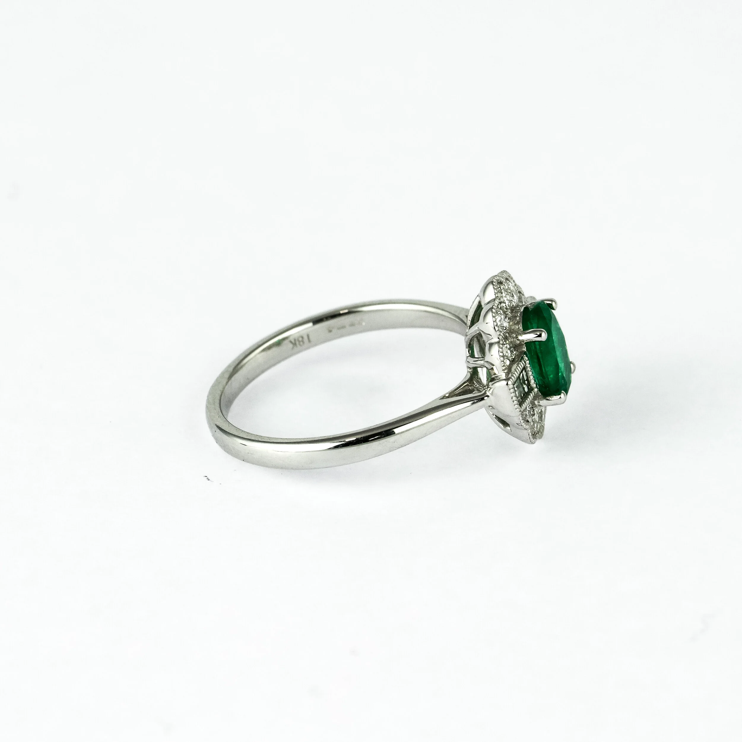 18ct Emerald and Diamond Cluster Ring 2.jpg