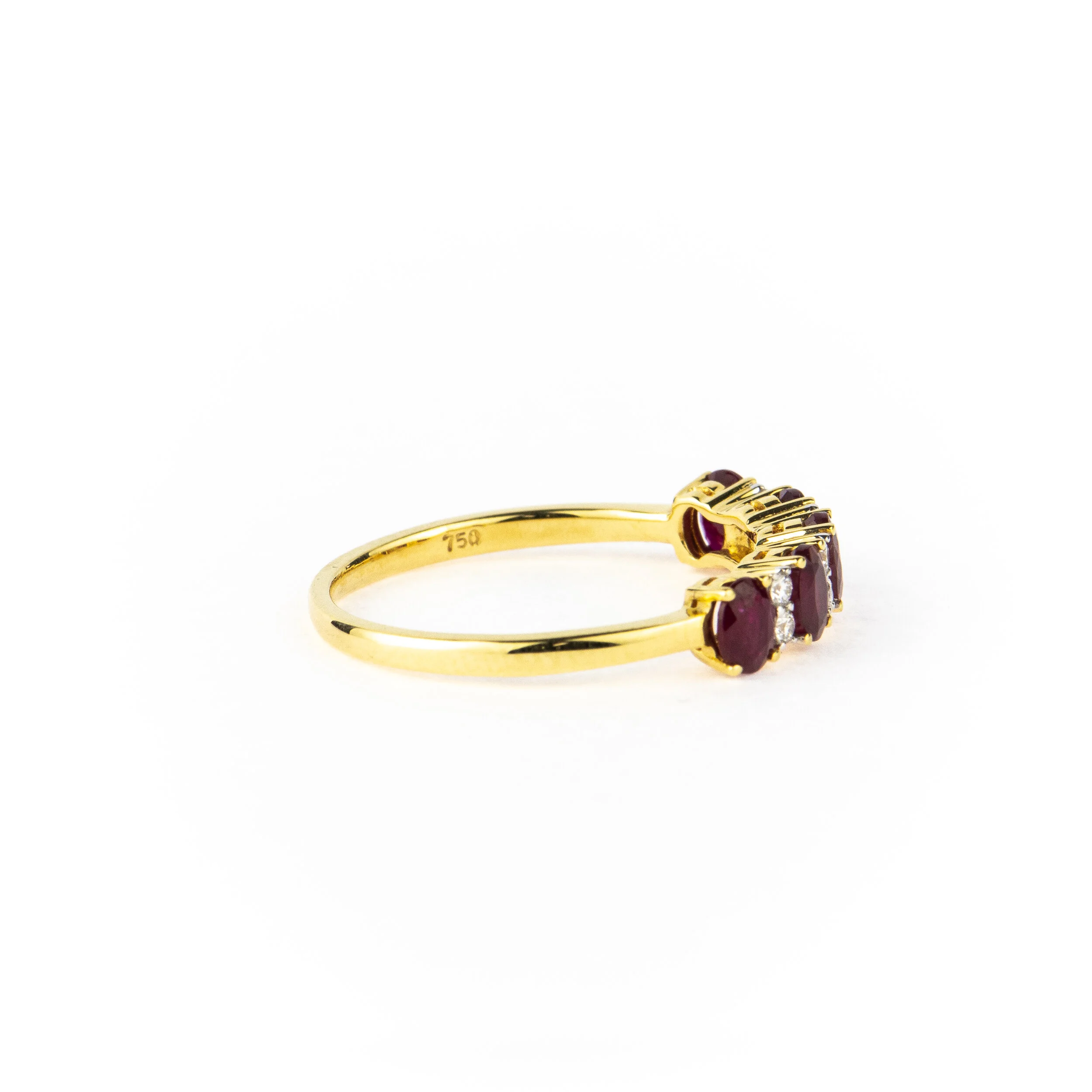 18ct Ruby & Diamond Half Eternity Ring 2.jpg