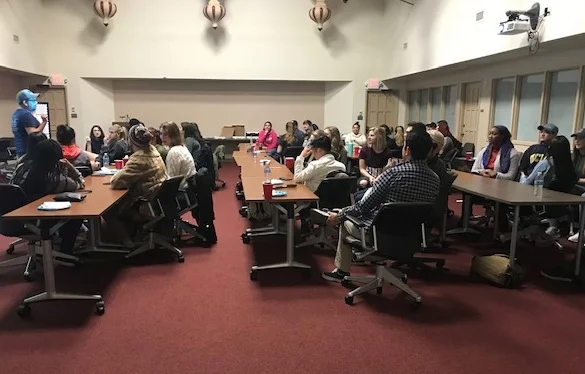 A great turnout for a bi-weekly Ad Club meeting.