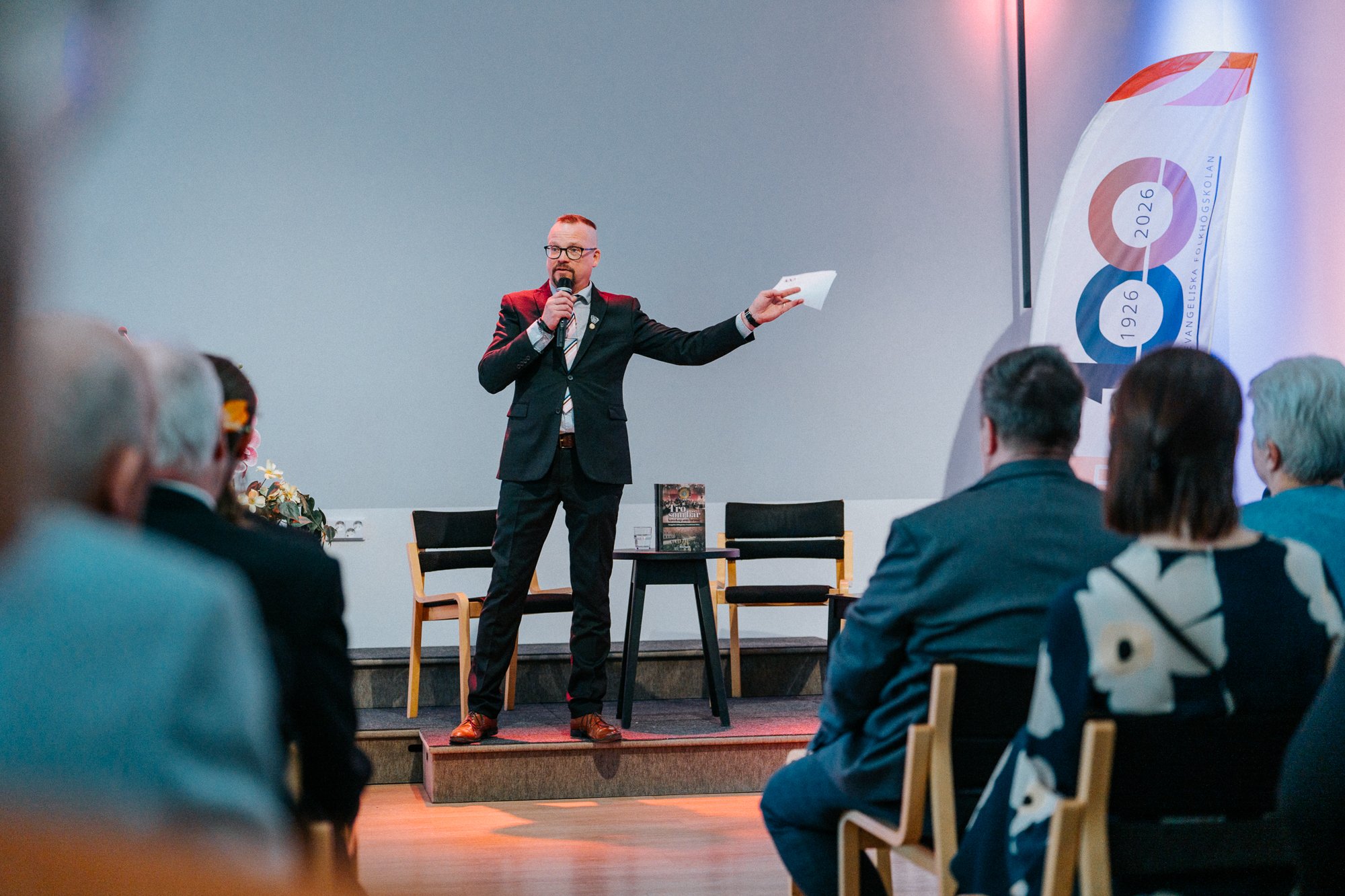 Bokpresentation och fest för att fira EFO:s 100-årsjubileum