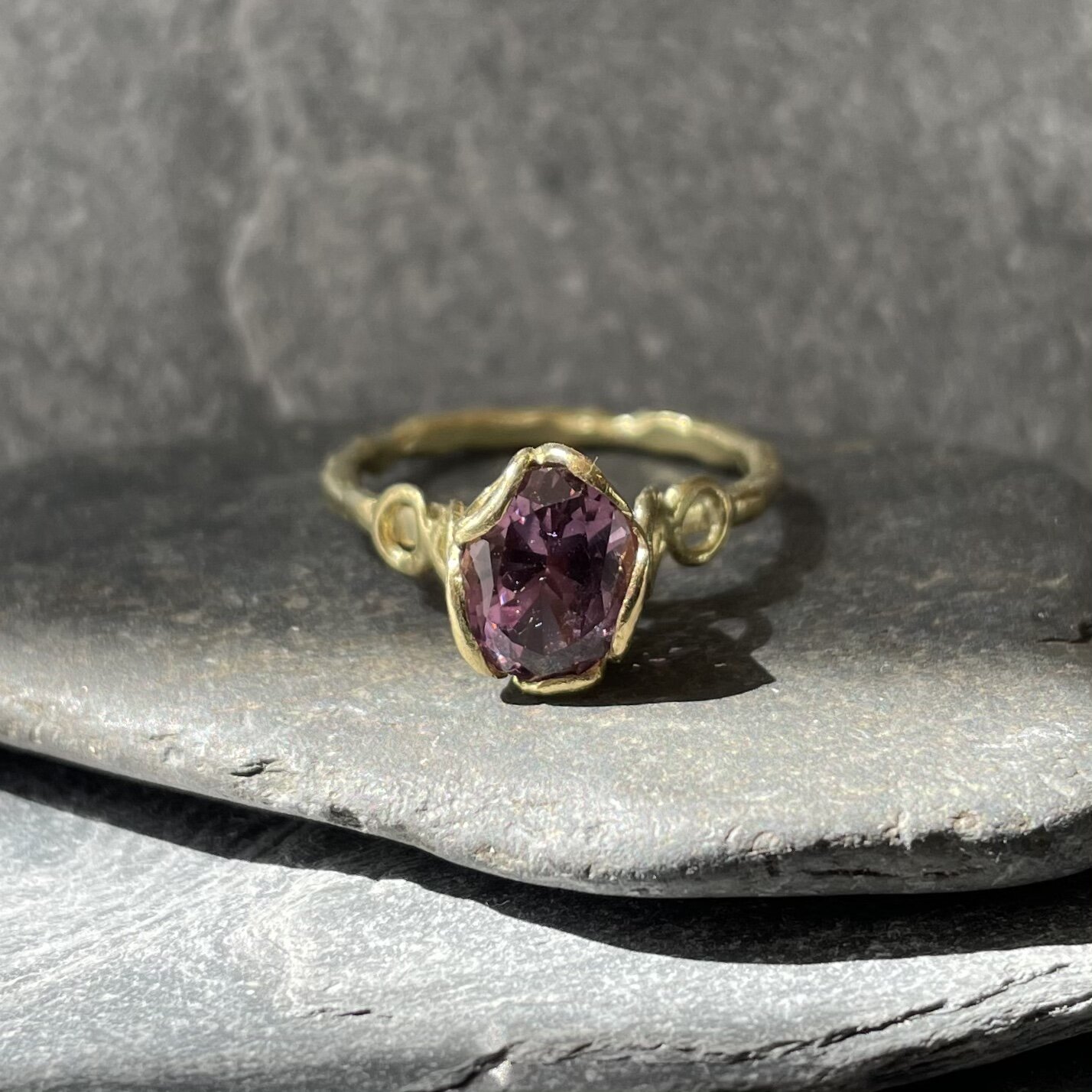 FINE JEWELRY Womens Genuine Purple Amethyst Platinum Over Silver Cocktail  Ring | Hamilton Place