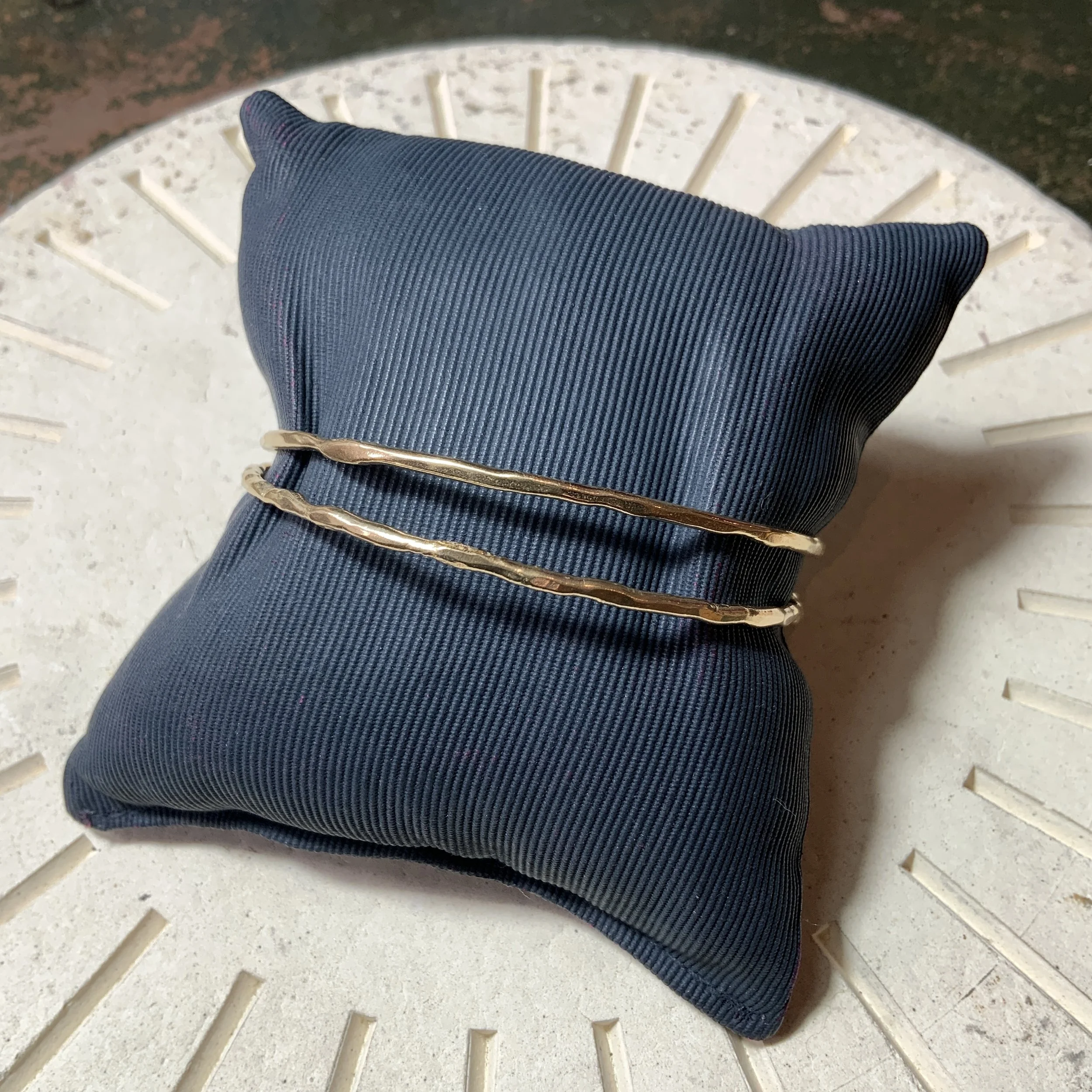 Molten bangle in 9ct Yellow Gold