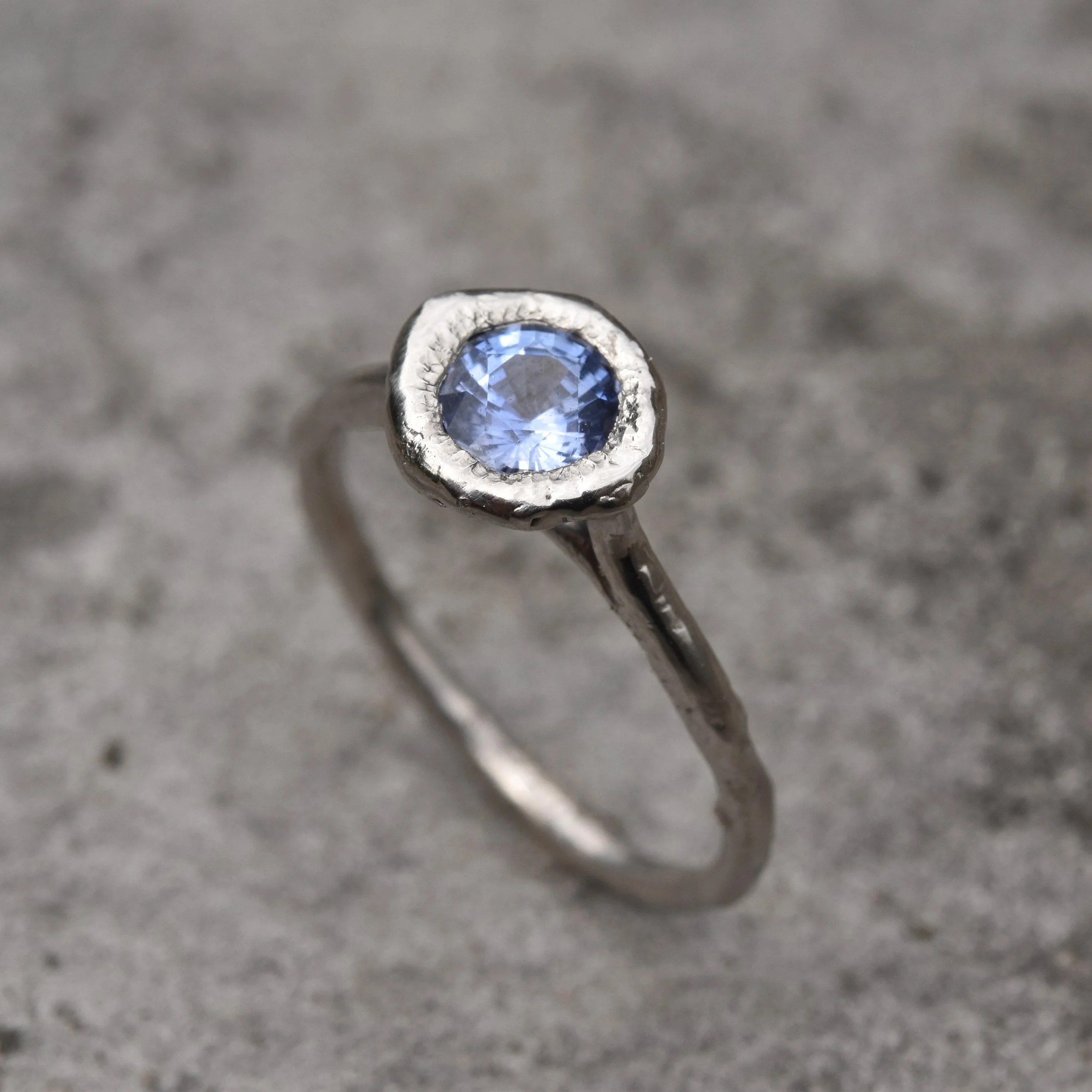 Erin Cox platinum spectacle set 3.4mm diamond molten ring wedding gift present forever ring artisan handcrafted handmade designer jewellery Uk Devon local small business ethically sourced occasion