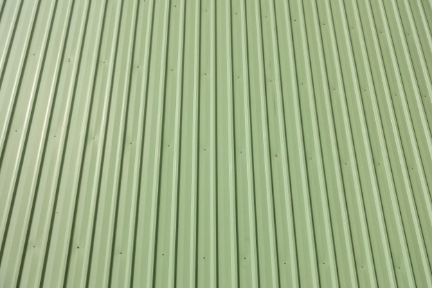 Metal roofing panels.