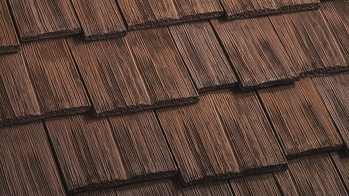 Synthetic composite roofing shake shingles.