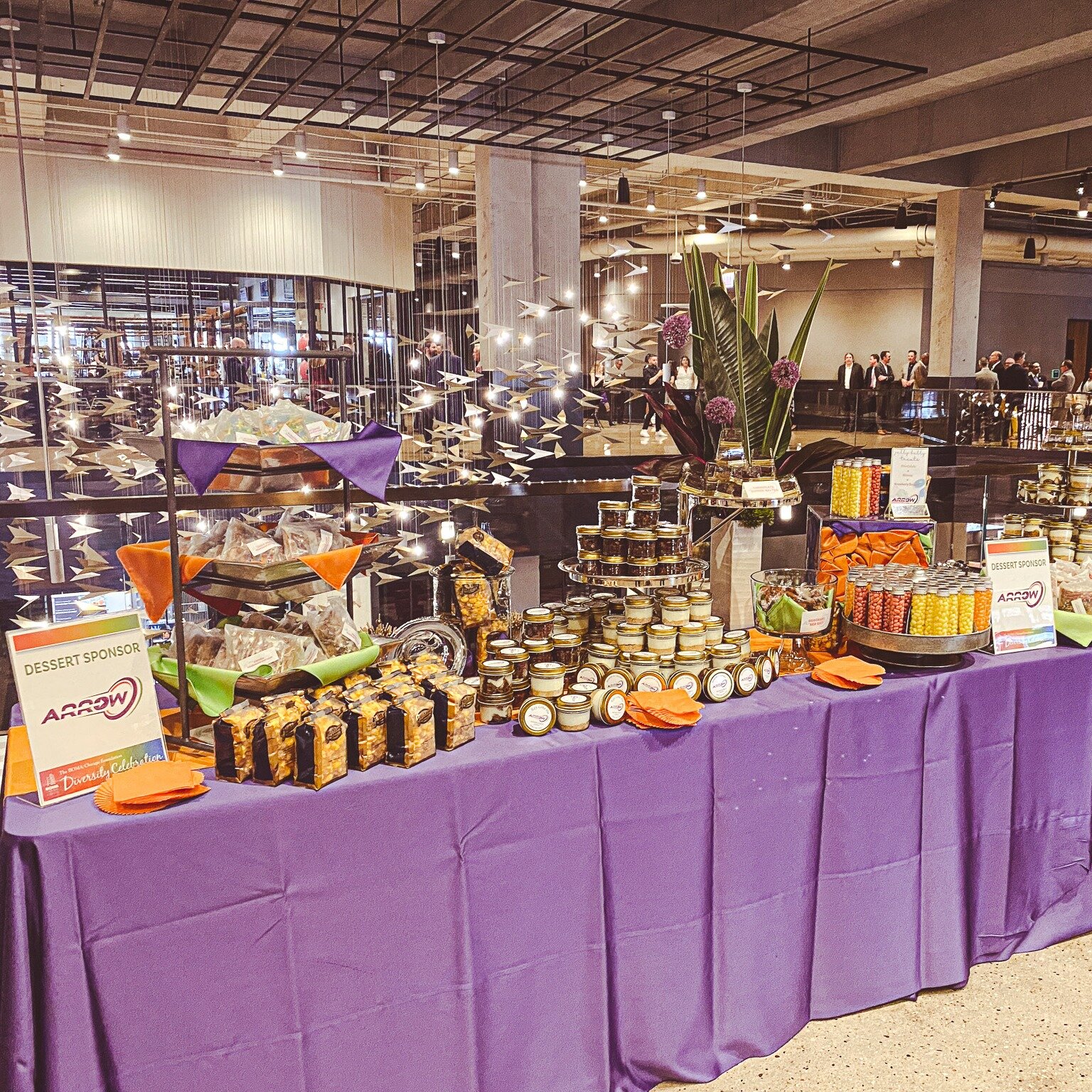 We had the pleasure of catering for BOMA (@bomachicago)'s 11th Annual Diversity Celebration. This event was all around amazing with wonderful people and, of course, delicious food. Check out this dessert table featuring some of our favorite sweets an