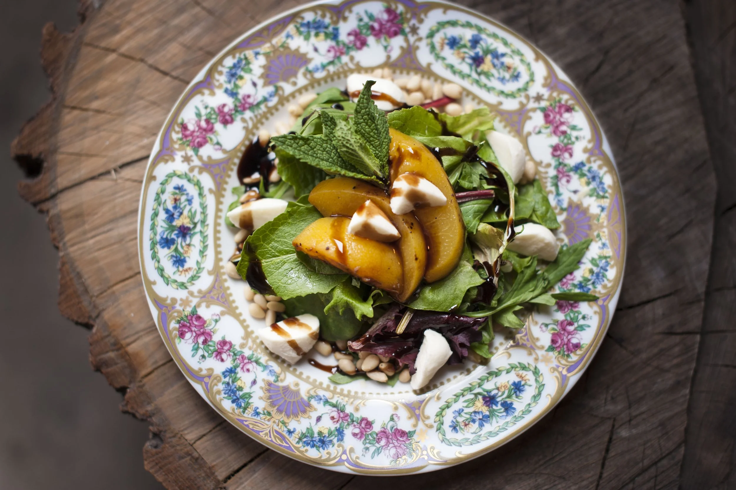 Grilled Peach Salad Recipe