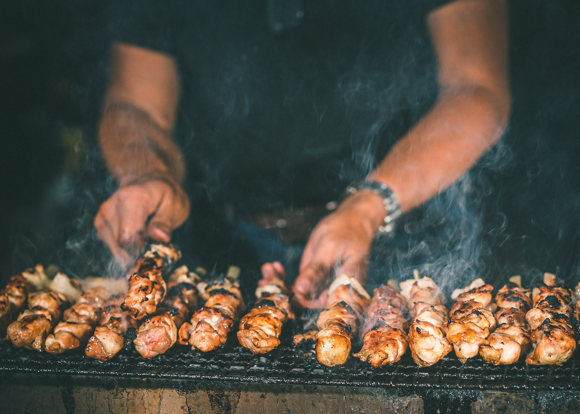 Citrus-Cilantro Salsa Verde Chicken Skewers Recipe