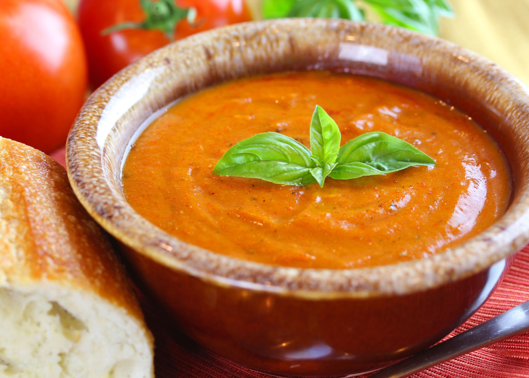 Creamy Roasted Tomato Basil Soup