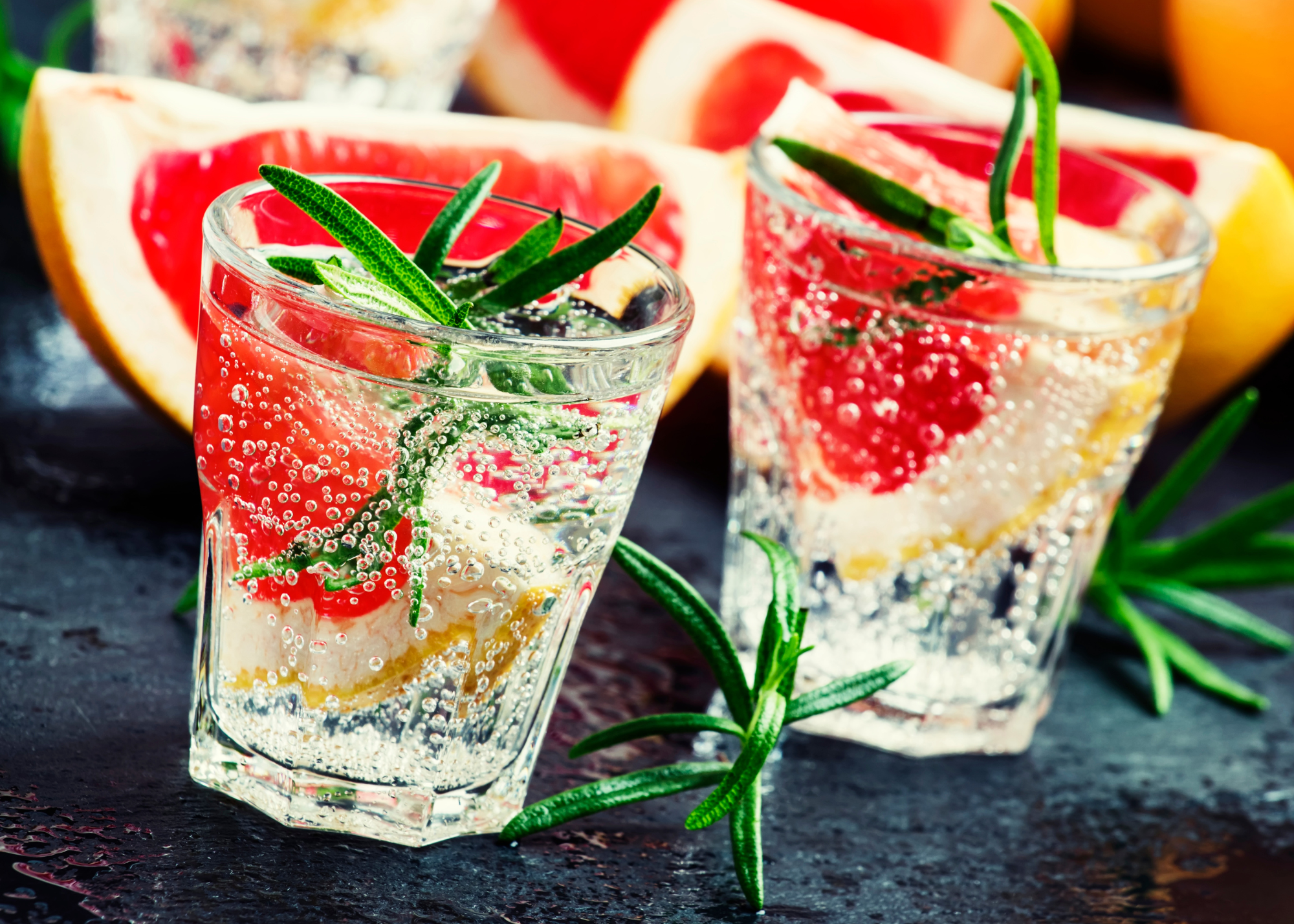 Pink Grapefruit Fizz Mocktail