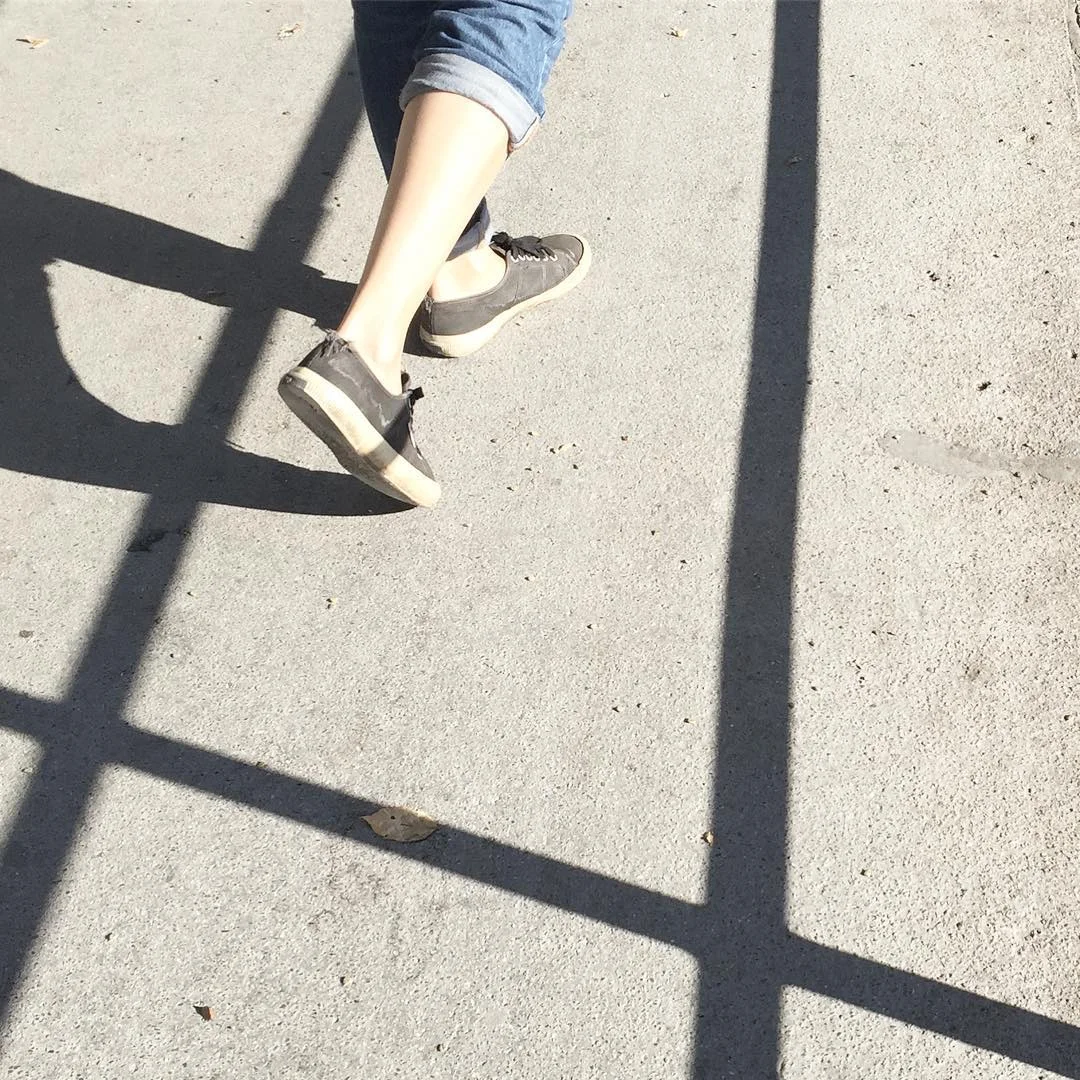Walk the line.