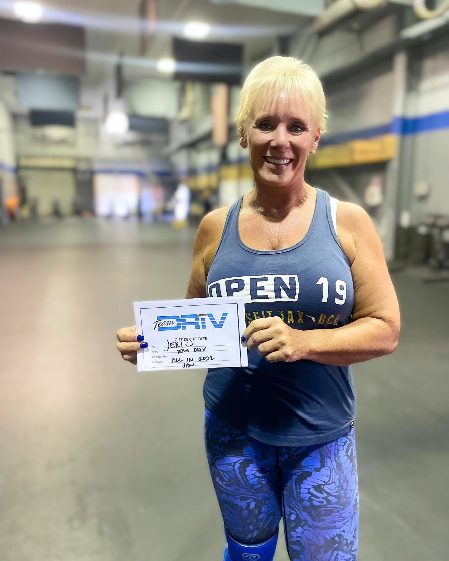 Congrats to Jeri for winning a $50 Gift Card for this months DRiV All-In Challenge!

And congrats to every one else who had at least 16 check-ins for the month of January. 

We&rsquo;re starting off strong, let&rsquo;s keep it going!