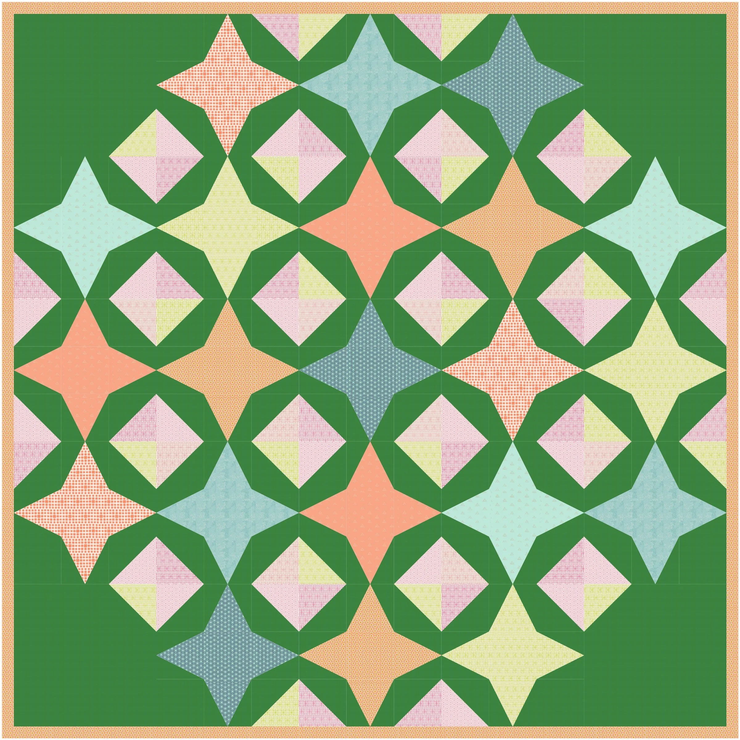 Pattern Recoloring: Astral Night — Katie Mae Quilts