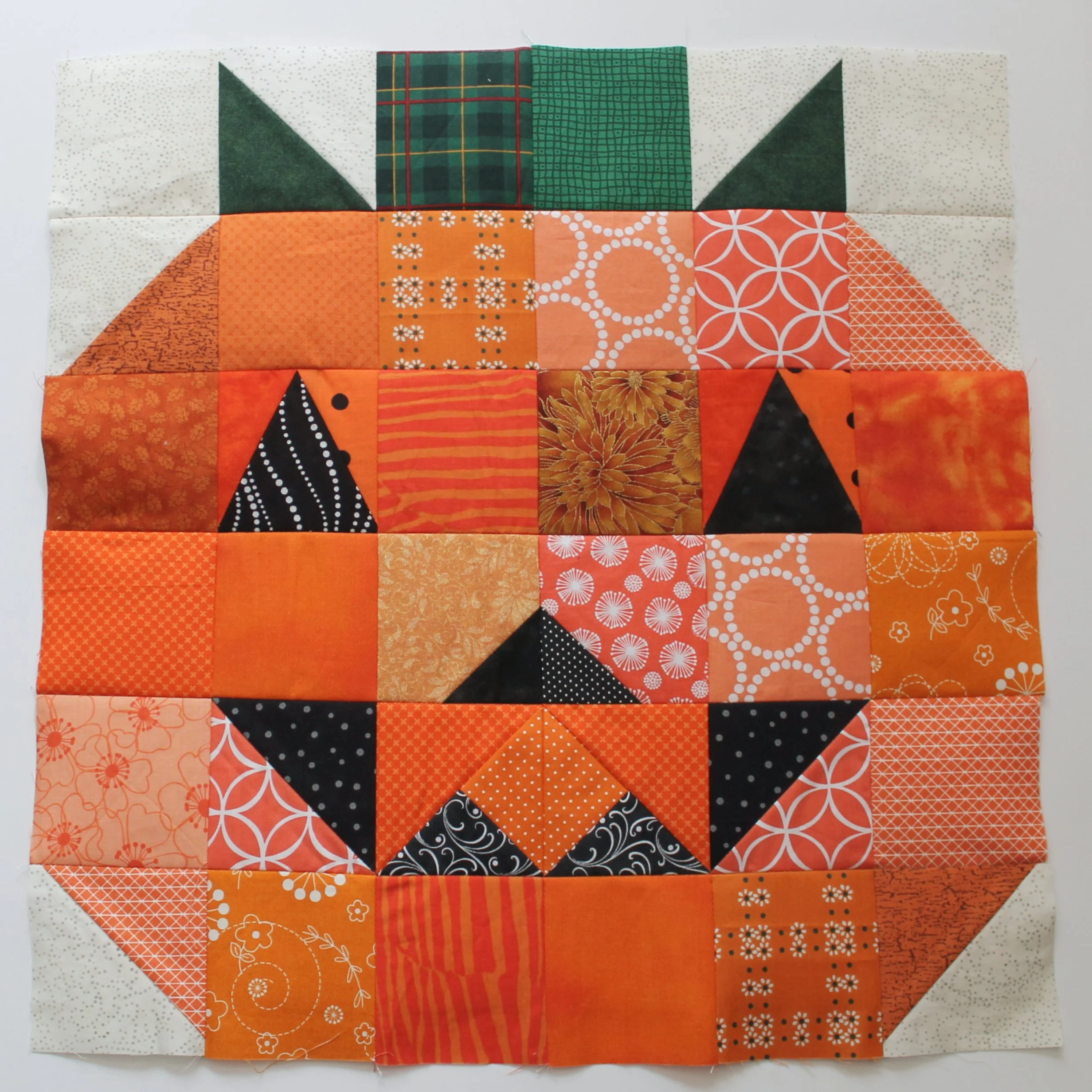Quilt Block Mania Pumpkin — Katie Mae Quilts
