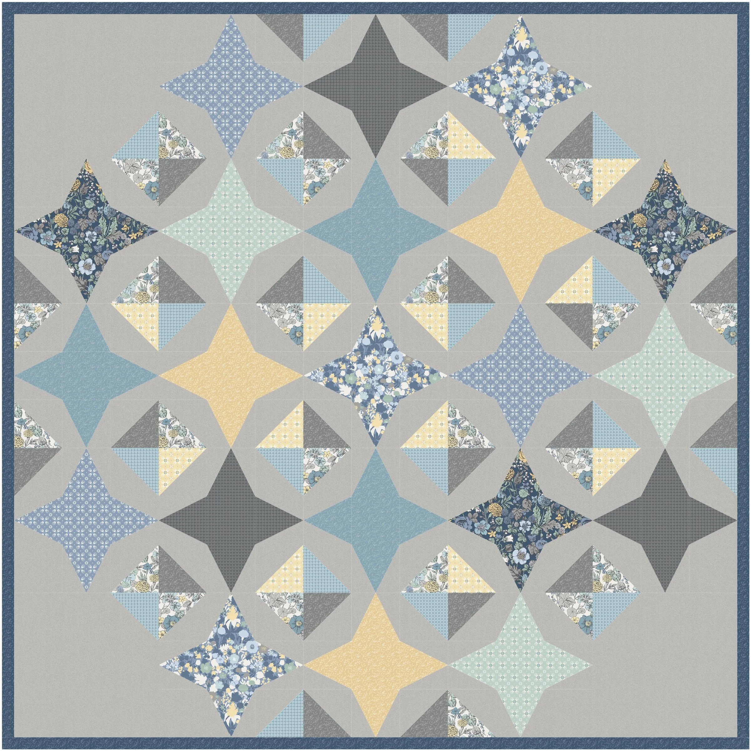 Pattern Recoloring: Astral Night — Katie Mae Quilts