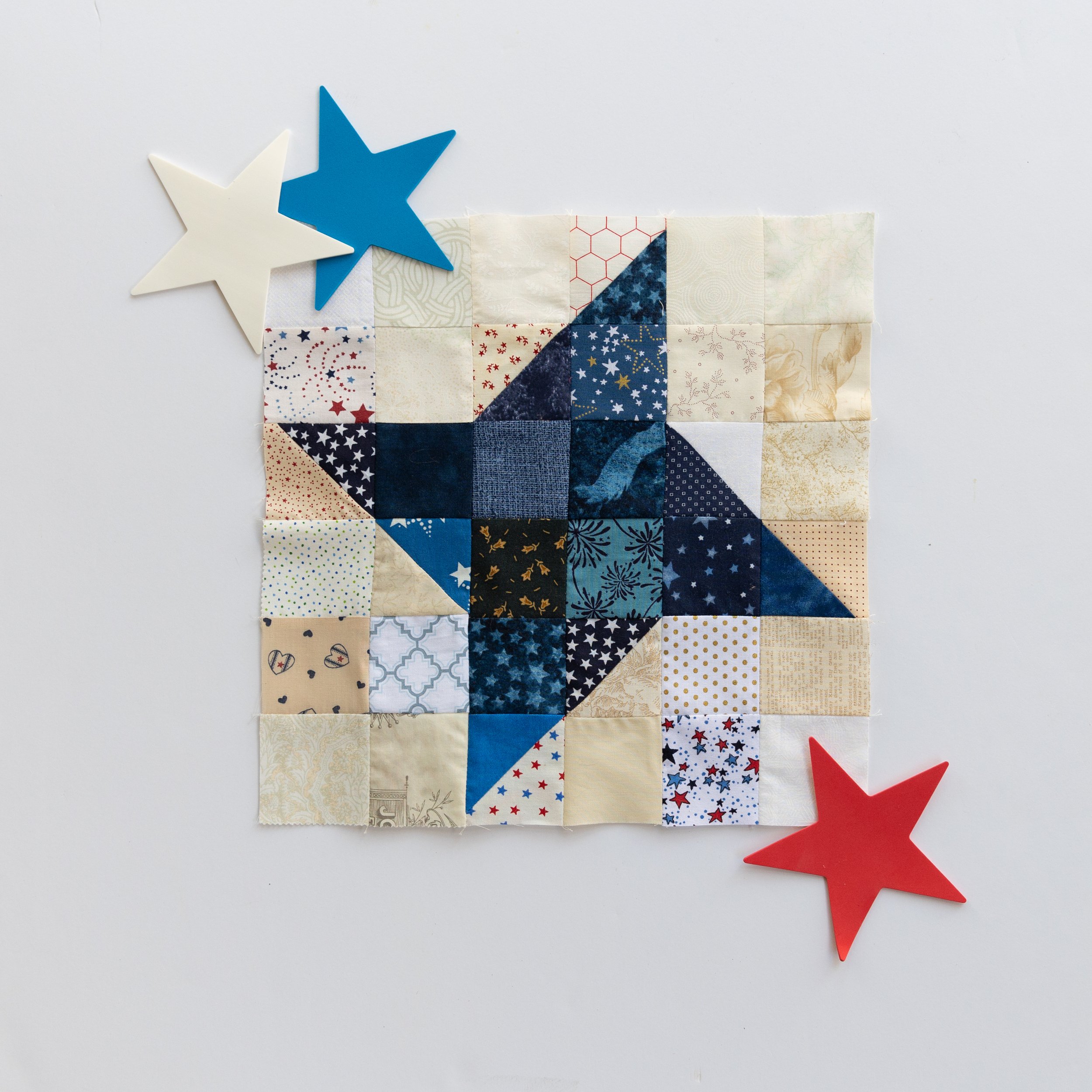 Scrappy Star BOM - Friendship Star — Katie Mae Quilts