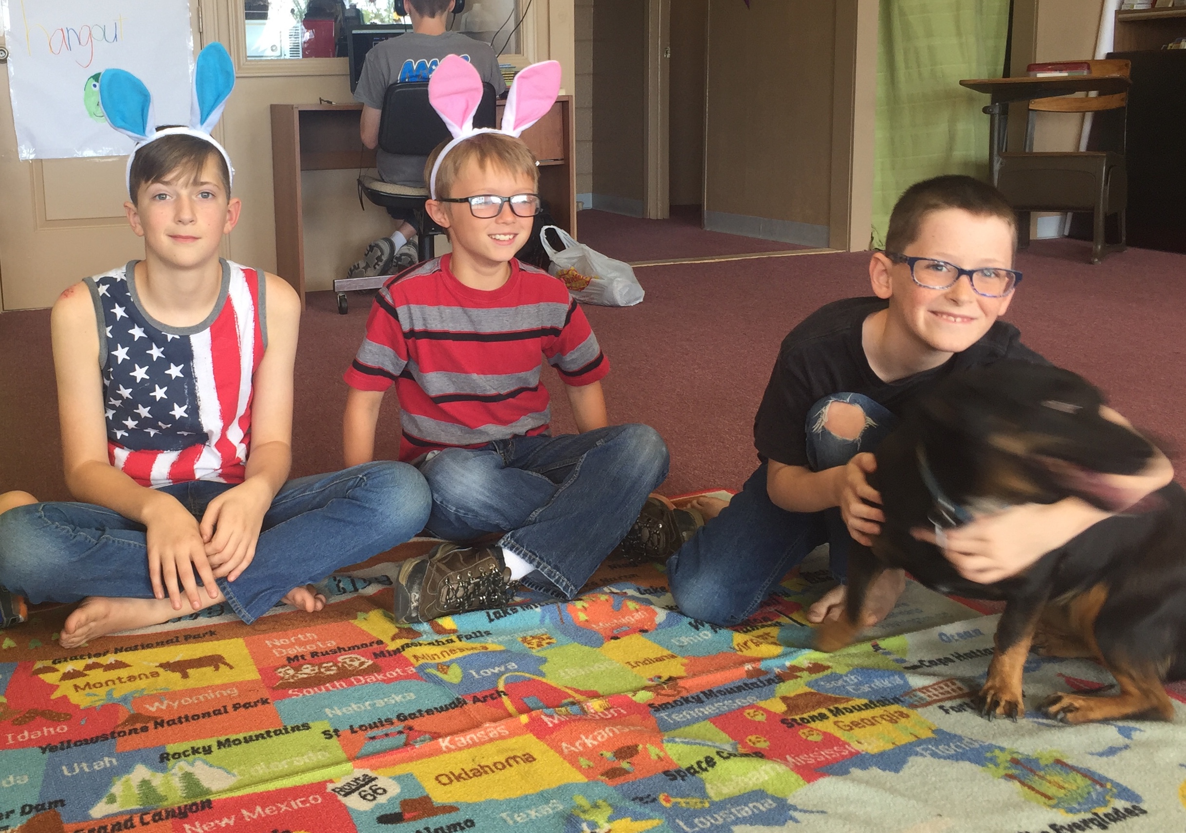 Maru the dog came to visit us on Mammal day