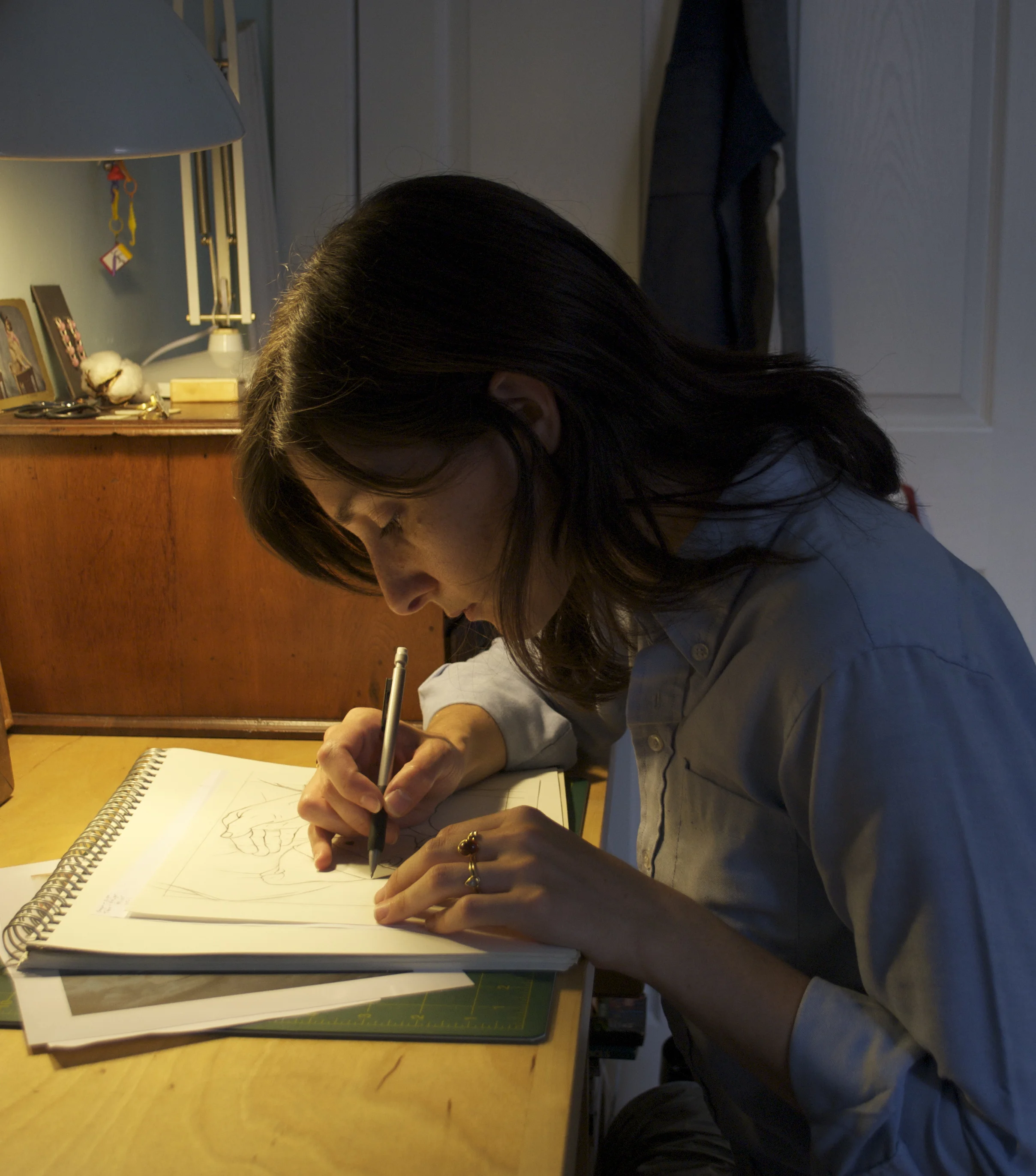Melanie Bilenker in her studio