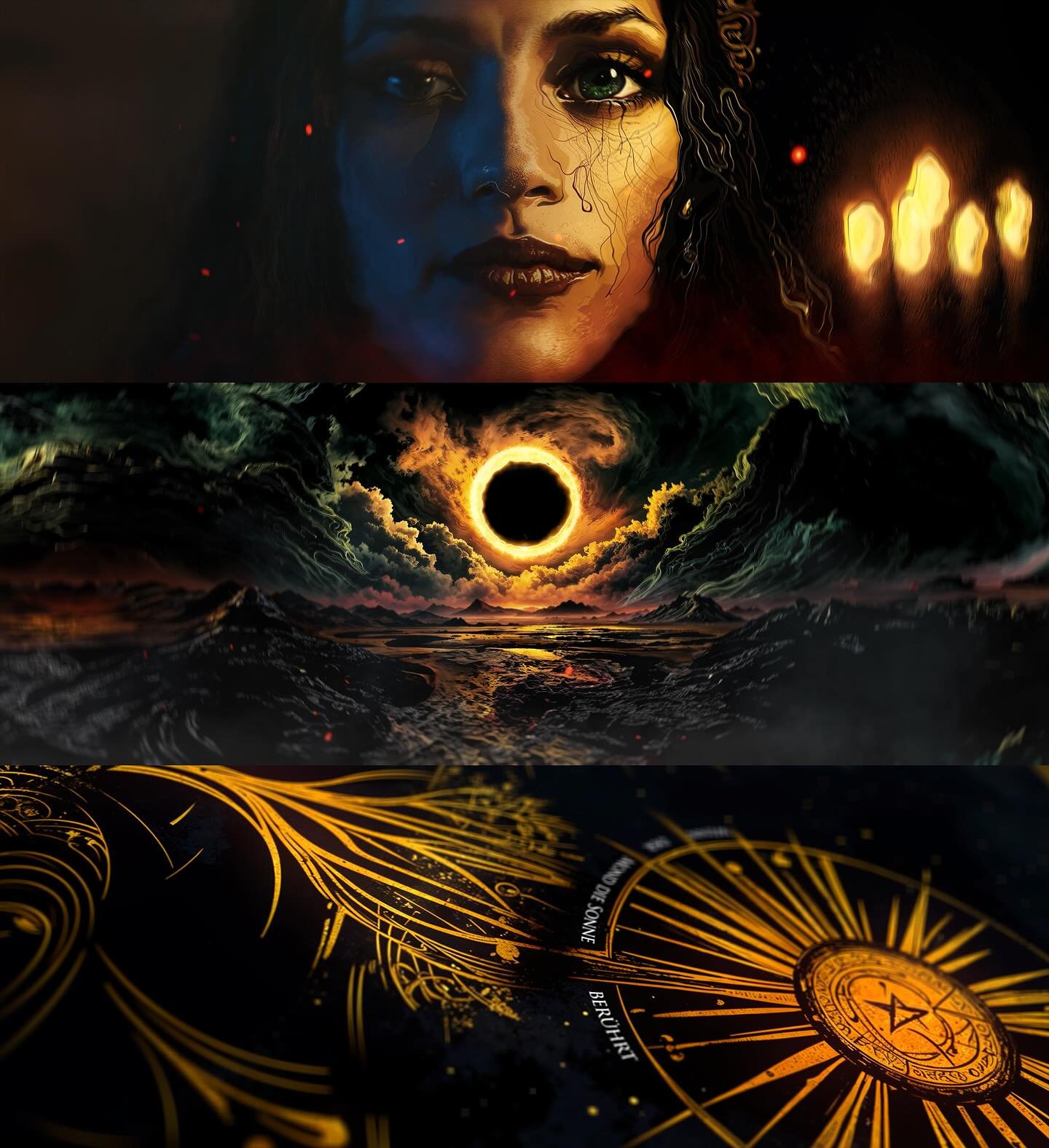 Some more frames of the latest music Video for @deeperyou_official .
Based on designs given by the band, I created an abstract Tarot world with some macro shots featuring the lyrics.

#davinciresolve 
#aftereffects