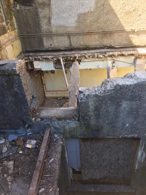 The old blue stairs….