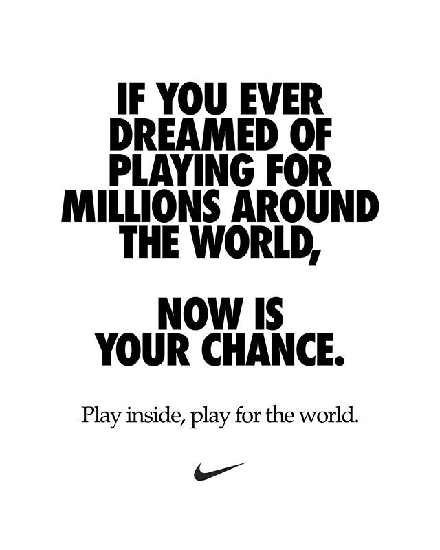 Hey 👋,
Vous avez &eacute;t&eacute; nombreux &agrave; nous demander des sessions 😉.
Si vous avez toujours r&ecirc;v&eacute; de jouer pour des millions de personnes, c'est le moment.
Play inside, play for the world.
Le RDV est donn&eacute;, on va vou