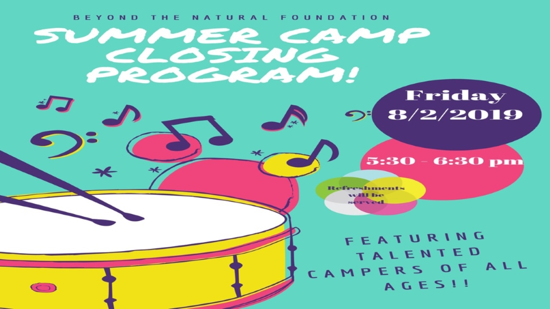 BTNF Summer Closing Program